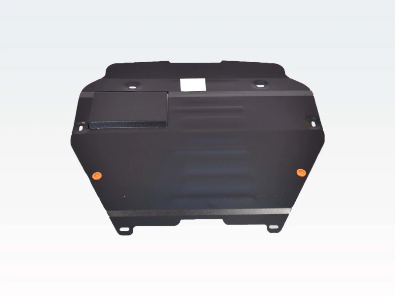 Защита картера и КПП для Volkswagen Transporter T6 Рестайлинг Черный Alfeco ALF2634ST