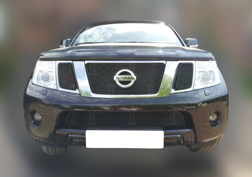 Комплект сеток black верх и низ для Nissan Pathfinder III Рестайлинг