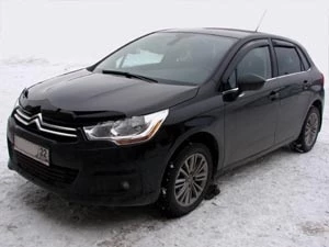 Дефлектор капота темный для Citroen C4 II Рестайлинг  SIM NLD.SCIC41112