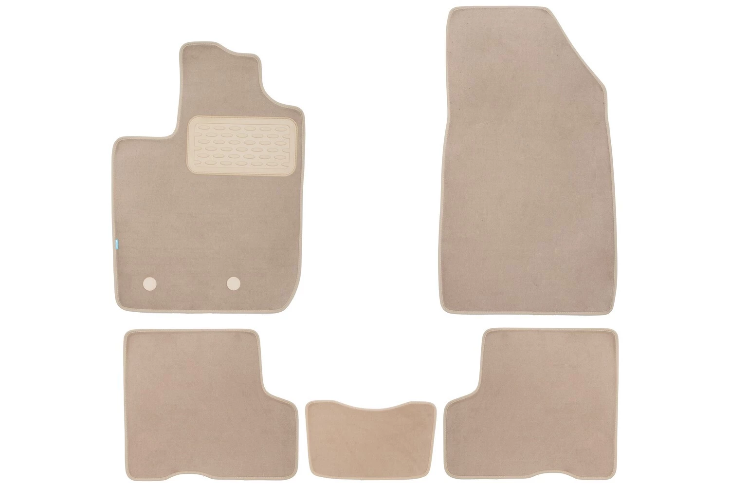 Коврики в салон текстиль Klever Premium 5шт для Evolute i-JOY бежевый
