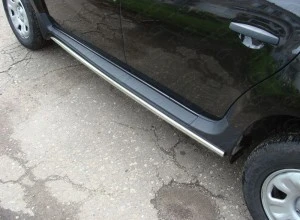 Пороги труба 42,4 мм для Renault Duster I  ТСС RENDUST12-05