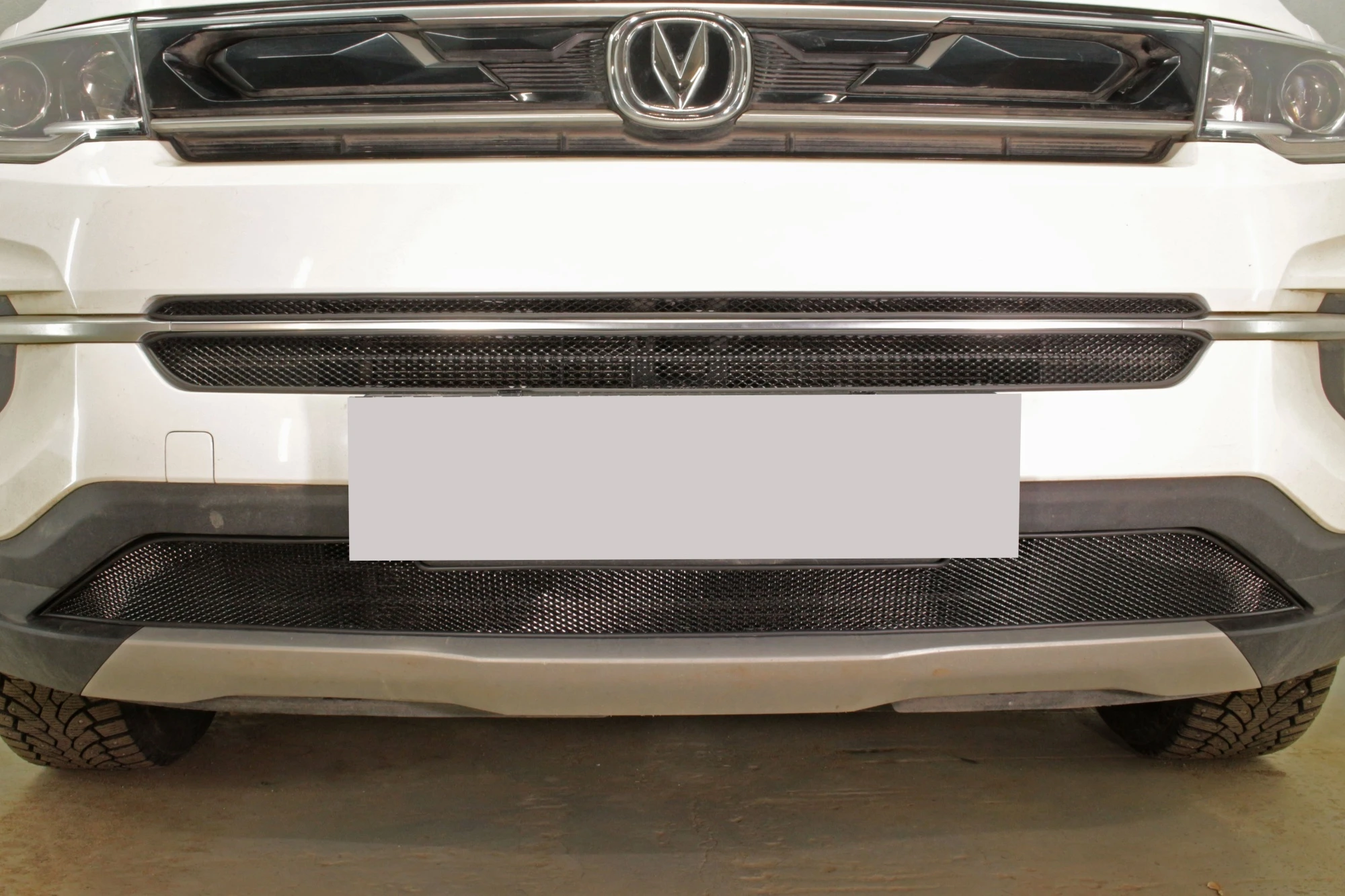 Комплект сеток black верх 2 части и низ для Changan CS35PLUS I