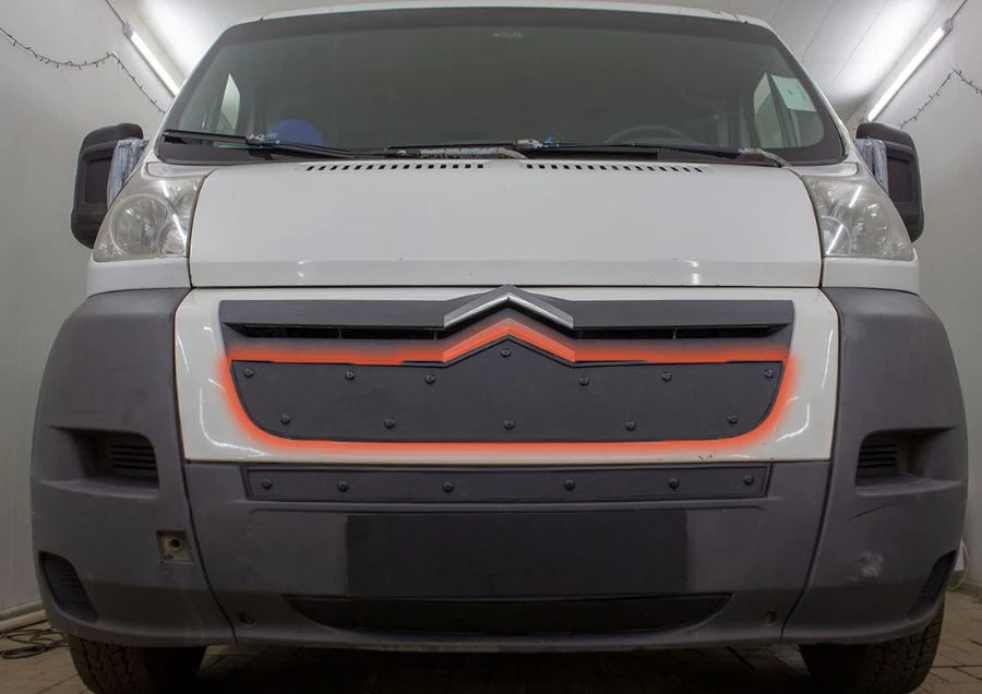 Зимняя заглушка радиатора к съемной сетке верх для Citroen Jumper  II