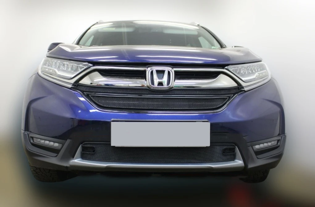 Комплект сеток black верх 2 части верх и низ с парктроником для Honda CR-V V