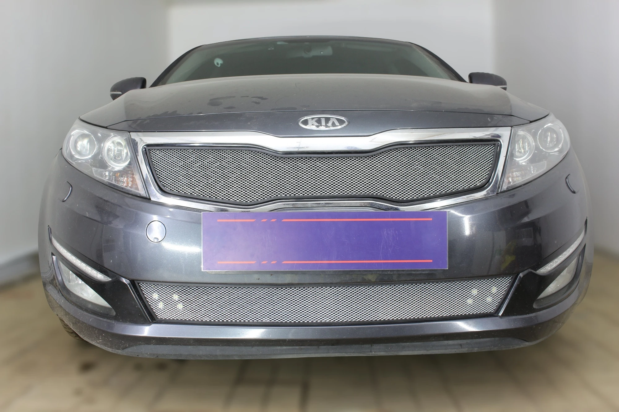 Комплект сеток chrome верх и низ для Kia Optima III