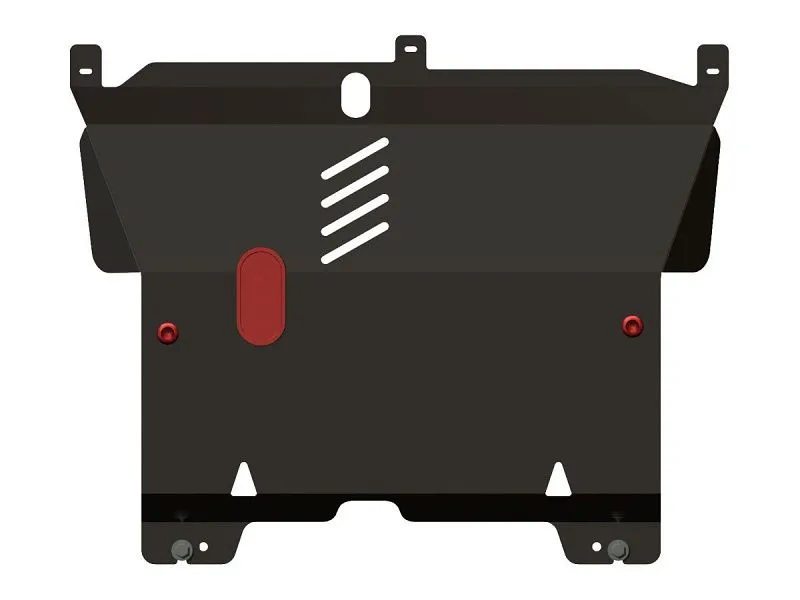 Защита картера и КПП для Peugeot 107 I Рестайлинг 2