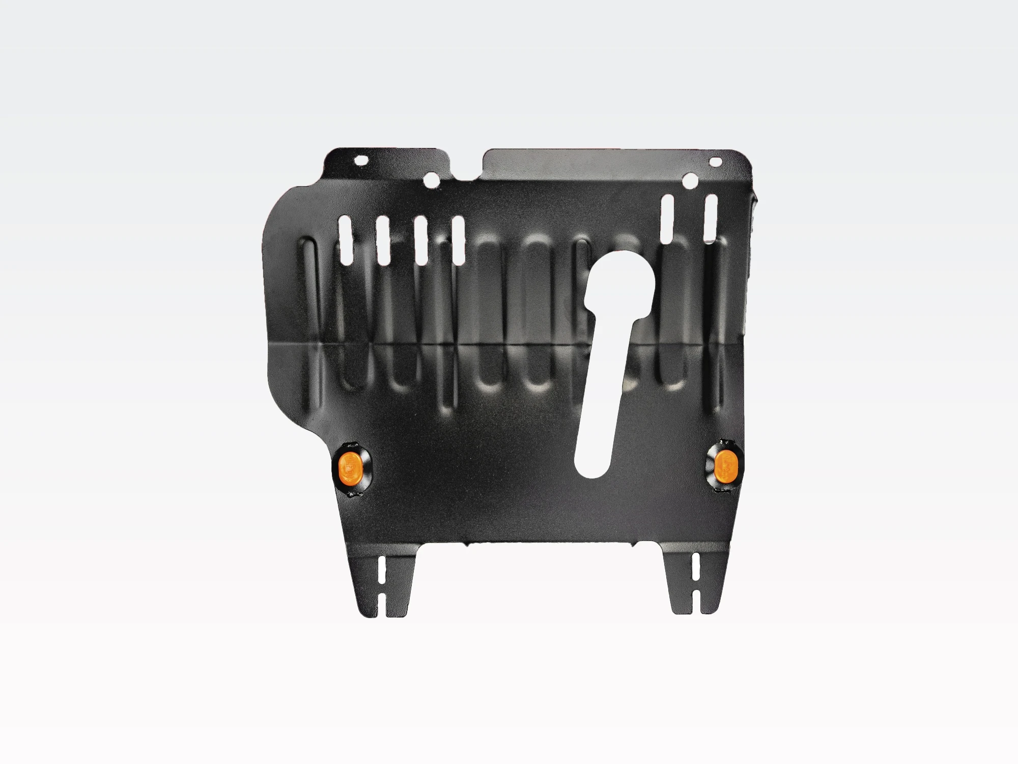 Защита картера и КПП для Nissan Micra III (K12) Черный Alfeco ALF1503ST