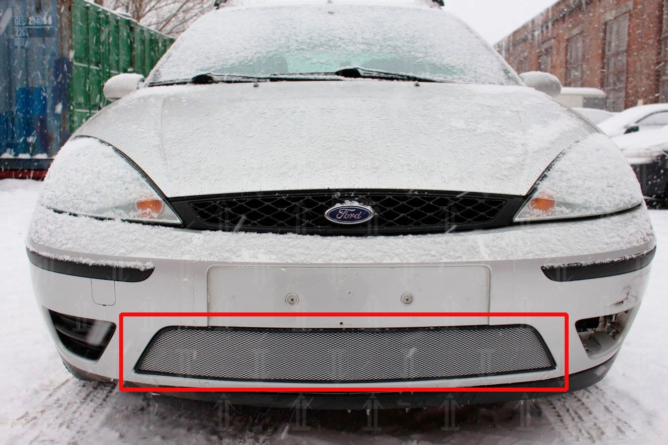 Защитная сетка радиатора низ для Ford Focus I Рестайлинг