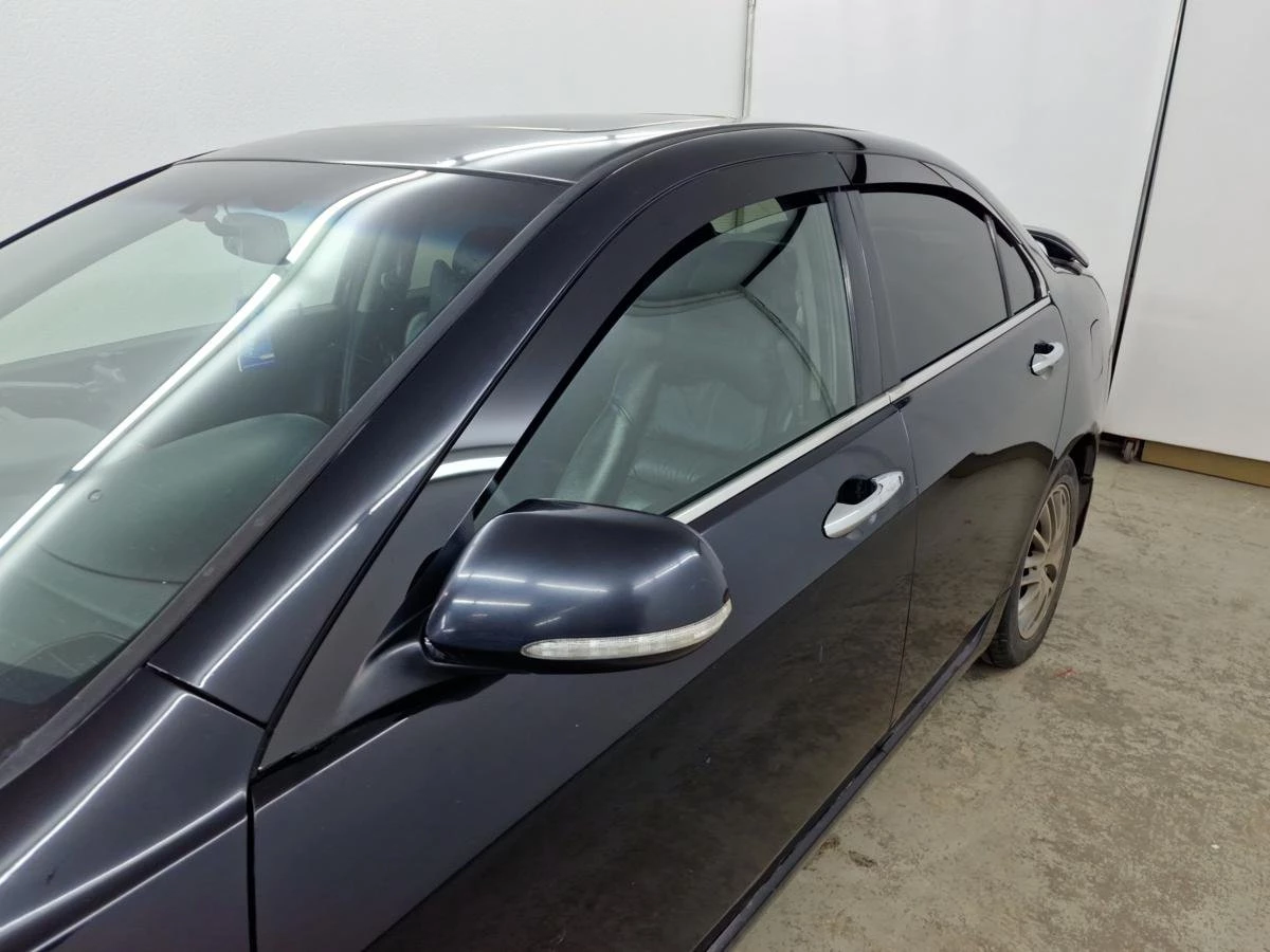 Дефлекторы окон 2D 4 шт. для Honda Accord VII Рестайлинг Черный