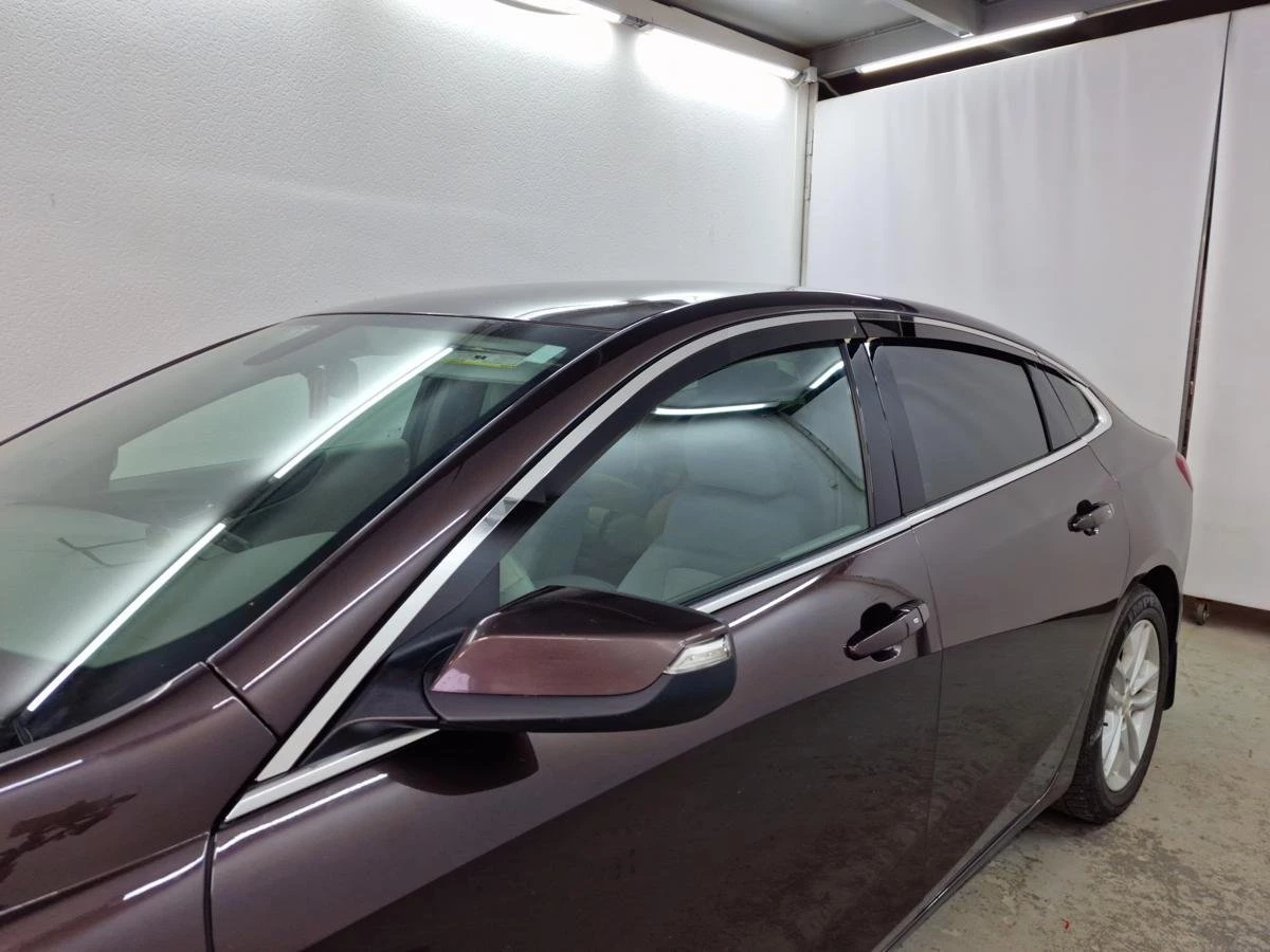 Дефлекторы окон с хром накладками 2D 6 шт (для рынка USA) для Chevrolet Malibu IX