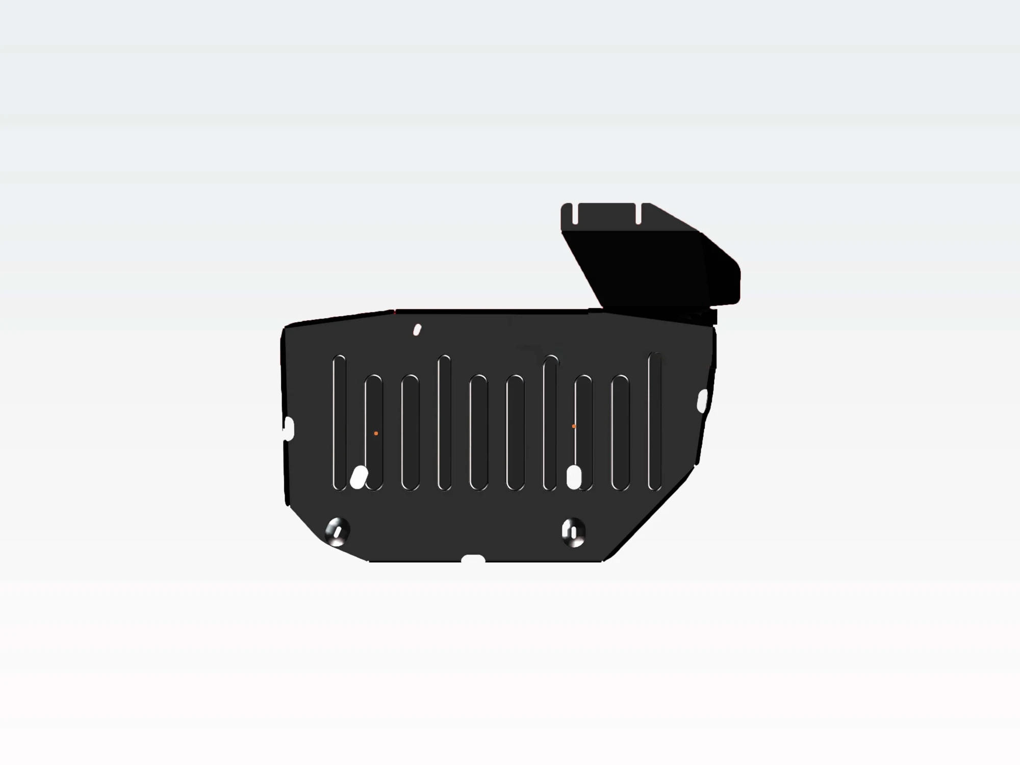 Защита топливного бака и адсорбера (2 части) для JAC JS6  Alfeco ALF5628st