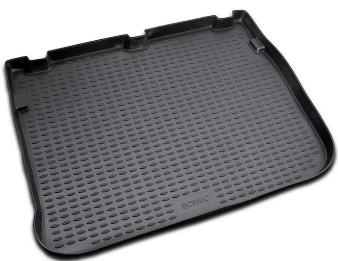 Коврик в багажник для Renault Scenic II Черный