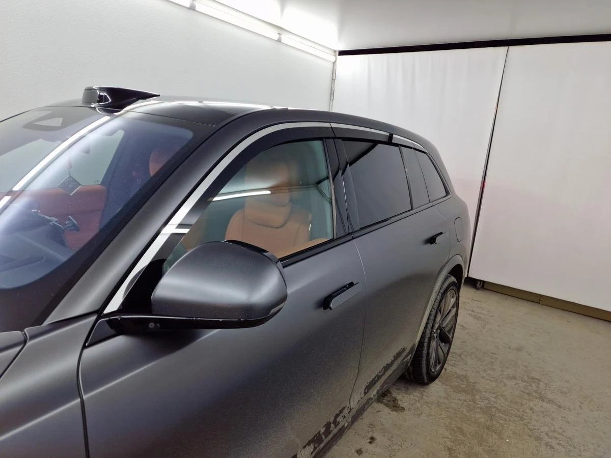 Дефлекторы окон 2D с хром накладками 6 шт. для LiXiang L7