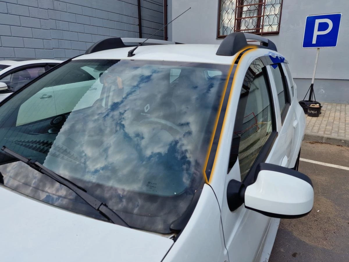 Водосток лобового стекла Премиум для Renault Duster I