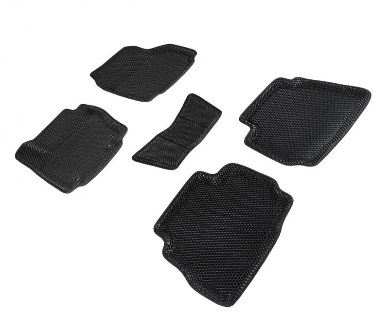 Коврики 3D EVA "РОМБ" для салона для Ford Mondeo IV Черный Seintex 95276