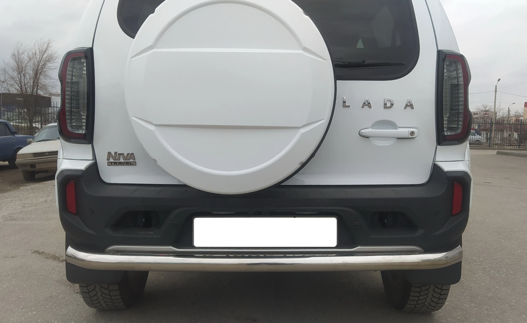 Защита заднего бампера d60 мм для LADA (ВАЗ) Niva I Рестайлинг (Travel)  Юко NVT.21.11