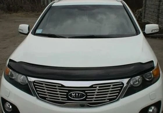 Дефлектор капота темный для Kia Sorento II  SIM NLD.SKISOR0912