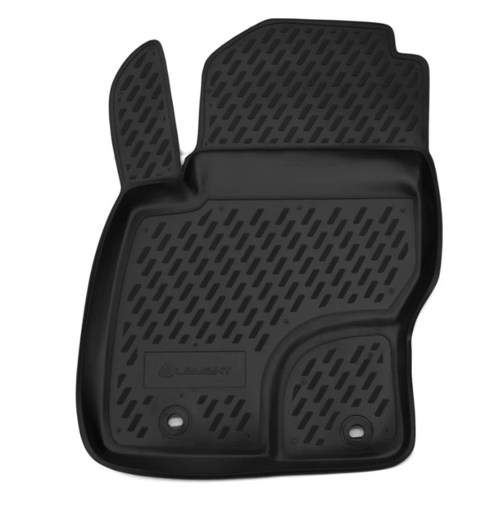 Коврик 3D в салон полиуретан для Ford Focus II Черный Element ELEMENT1603210kFL