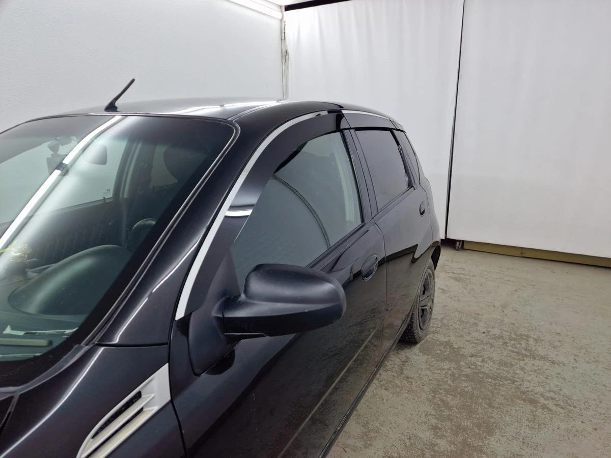 Дефлекторы окон 2D с хром накладками 6 шт. для Chevrolet Aveo I Рестайлинг
