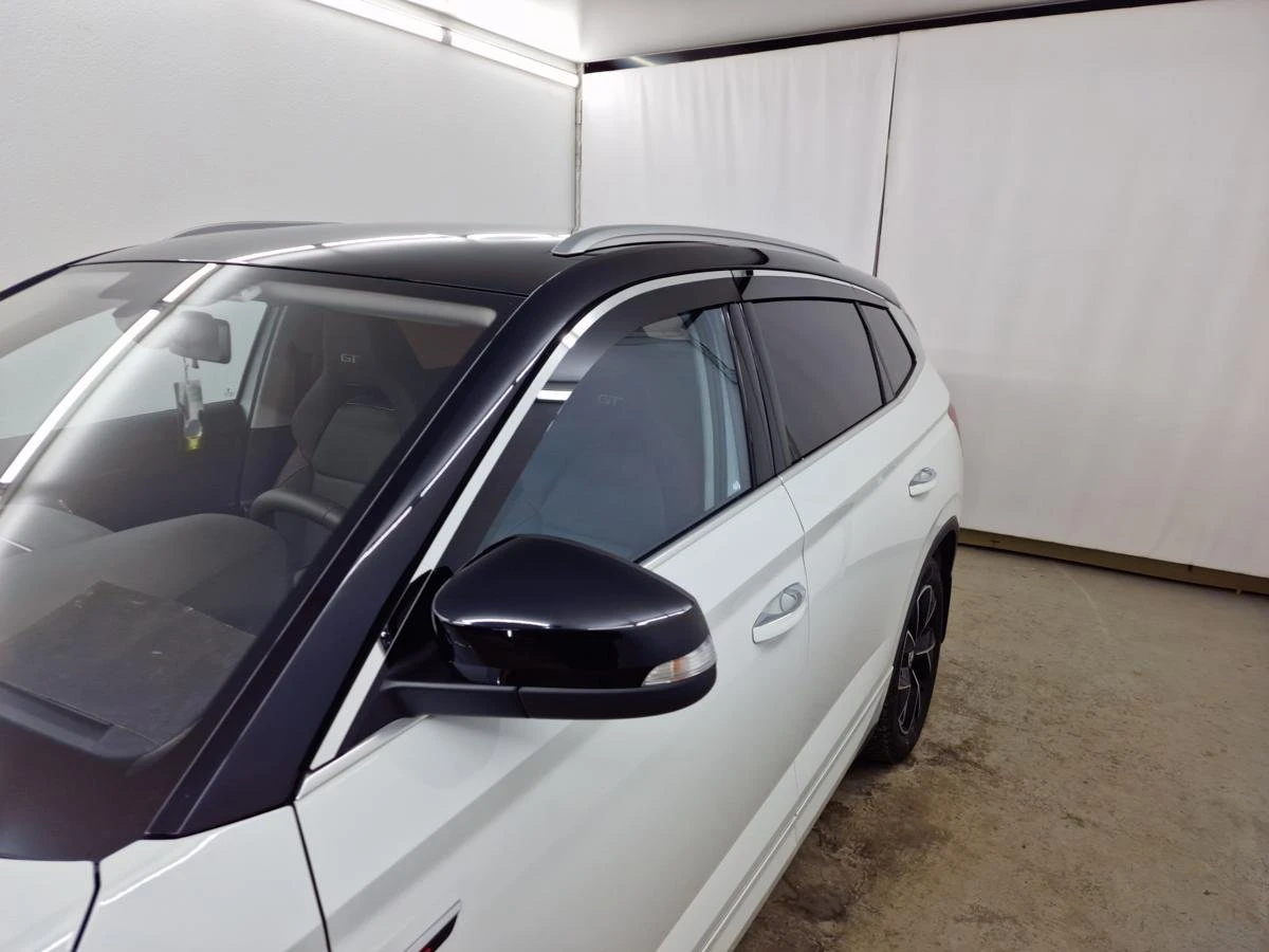 Дефлекторы окон 2D с хром накладками 6 шт. для Skoda Kamiq I Хром Стрелка 11 2D293-6C.S11