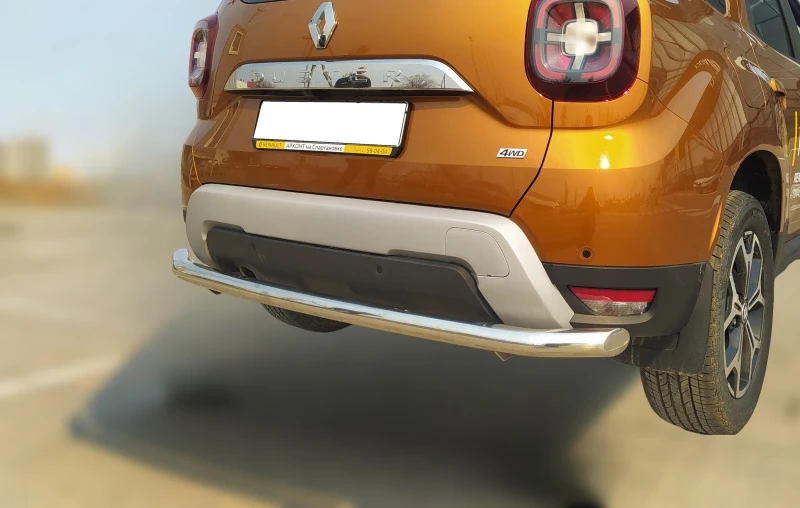 Защита заднего бампера d60 мм для Renault Duster II  Юко RD.21.11