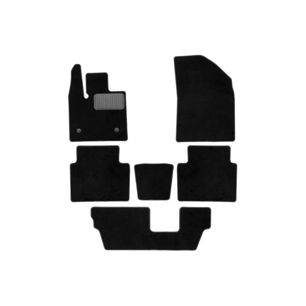 Коврики в салон Klever Premium 6шт для EXEED VX I Черный