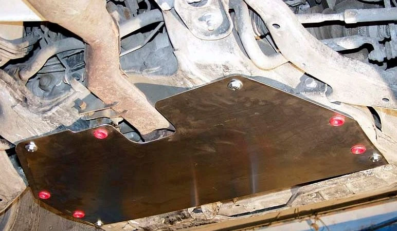 Защита картера и КПП для Nissan Murano I (Z50)