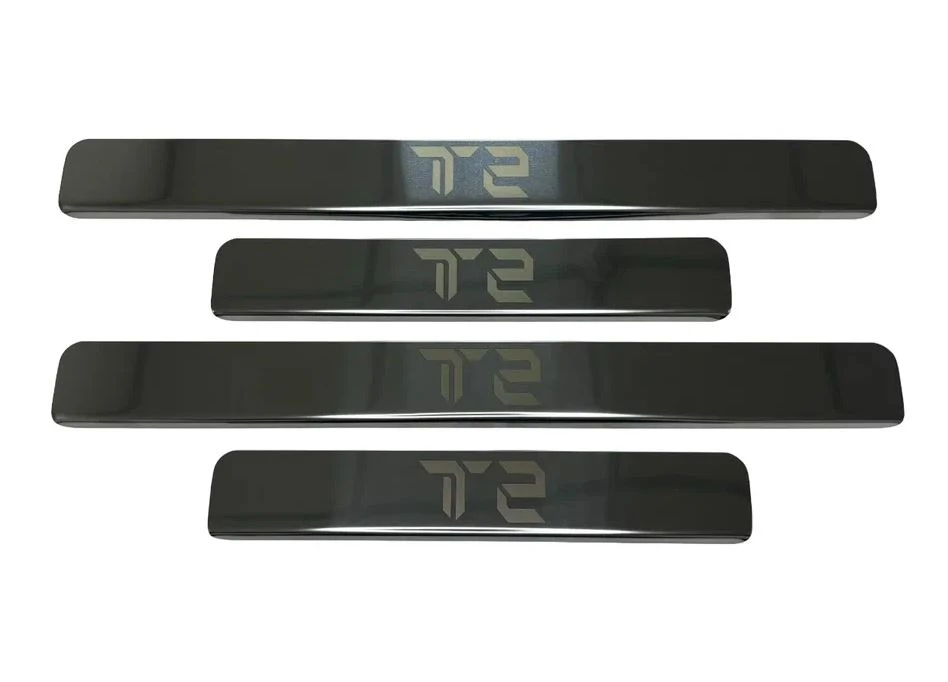 Накладки на пороги из нержавеющей стали 4шт. для Jetour T2