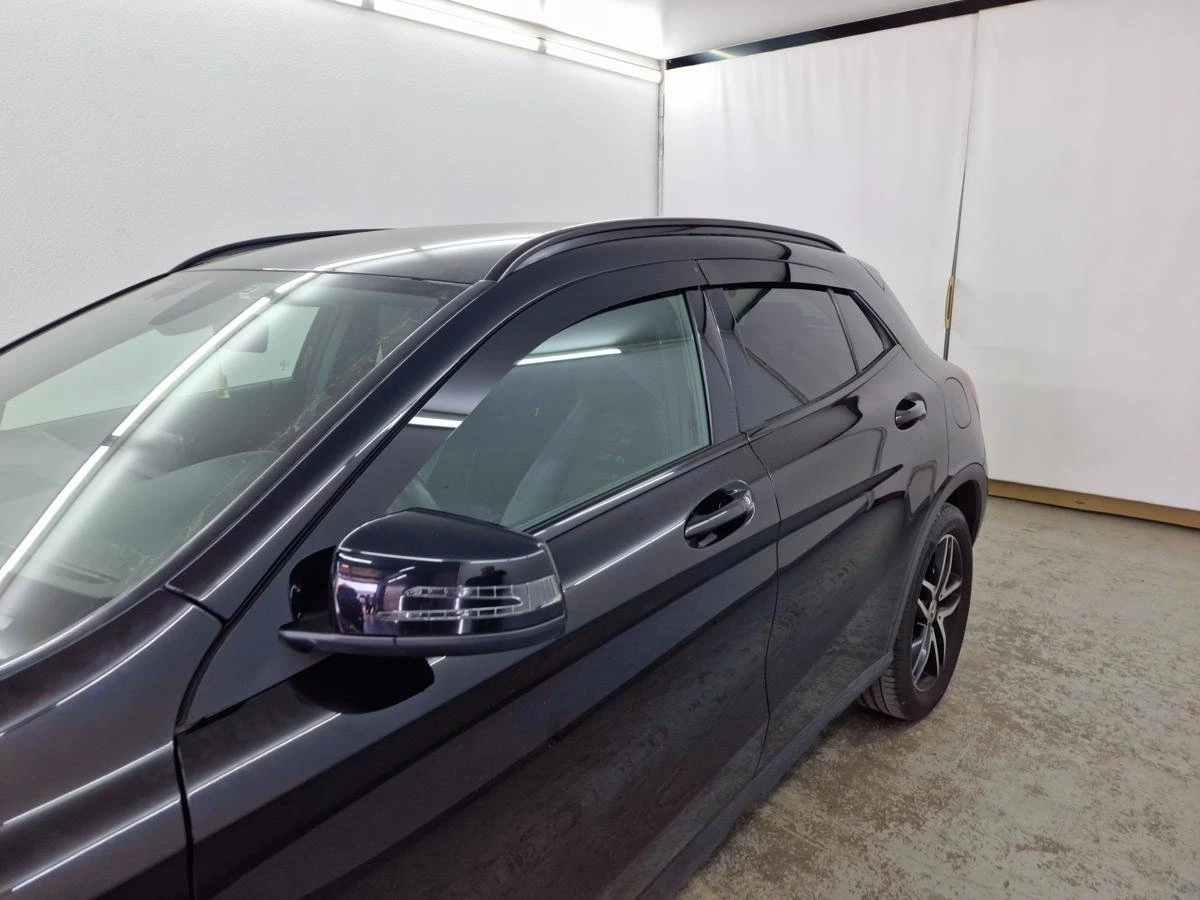 Дефлекторы окон 2D под наклоном 4 шт. для Mercedes-Benz GLA I (X156) Черный