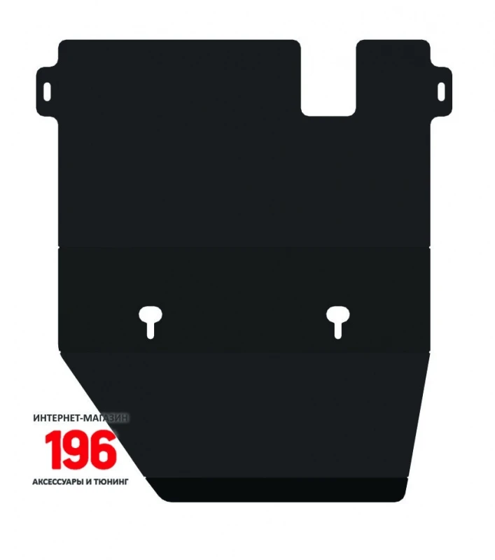 Защита КПП и РК для Toyota Land Cruiser 80 Series Рестайлинг Черный Alfeco ALF2482ST