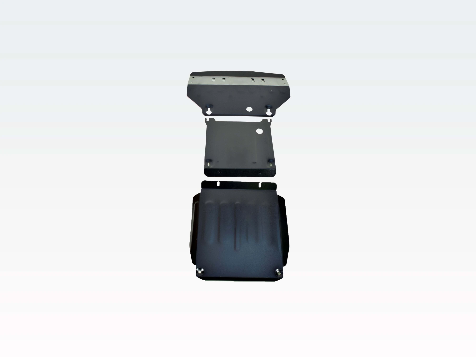 Защита радиатора, картера и кпп (3 части) для Mercedes-Benz M-Класс I (W163)  Alfeco ALF3608ST