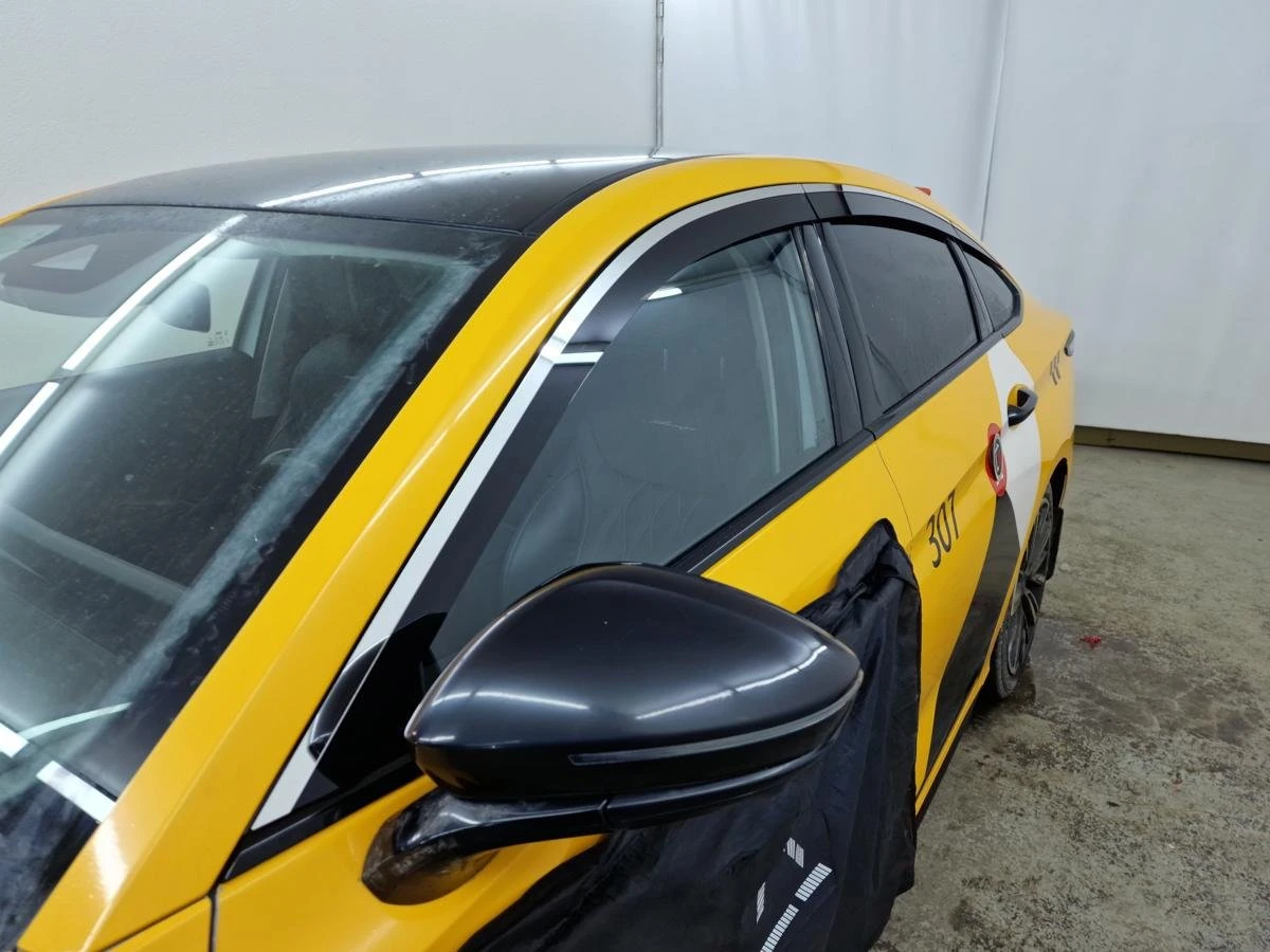 Дефлекторы окон 2D с хром накладками 6 шт. для Chery Arrizo 8