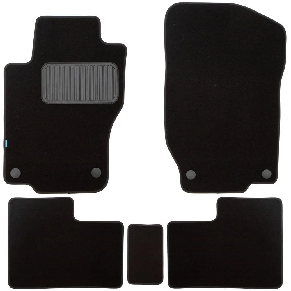 Коврики в салон Klever Premium 5шт для Mercedes-Benz GL-Класс I (X164) Рестайлинг Черный