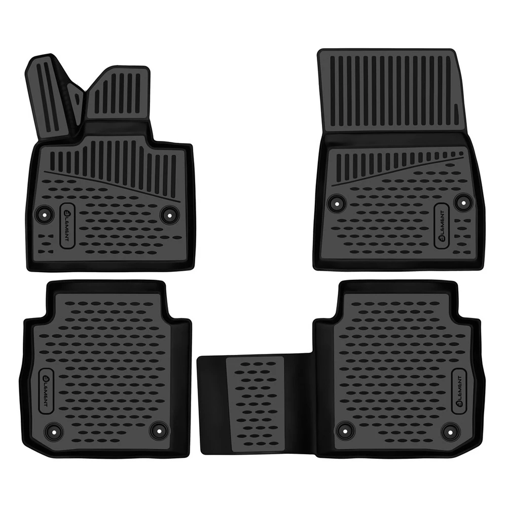 Коврики 3D в салон полиуретан 4 шт. для Seres M5 I Черный