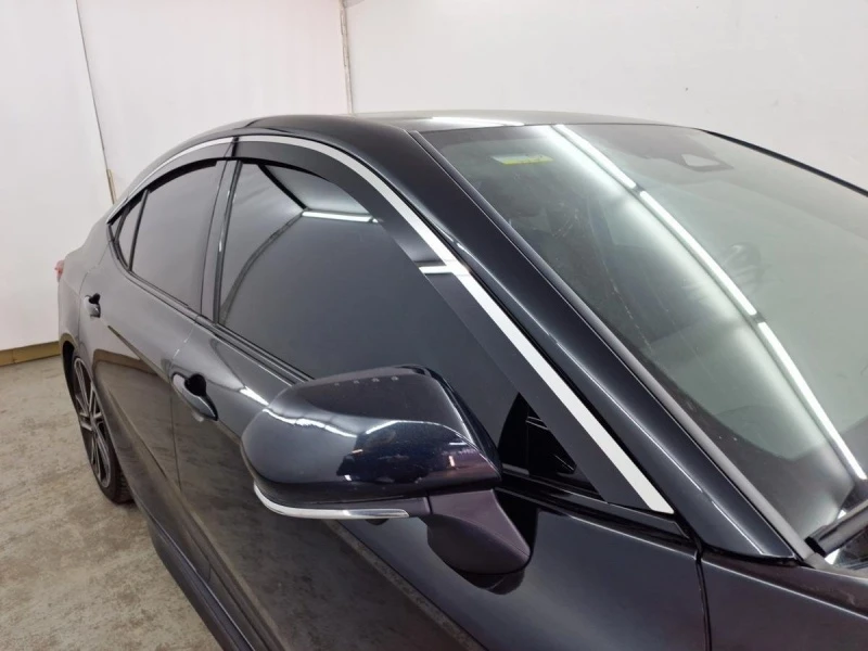 Дефлекторы окон 2D с хром накладками 6 шт. для Toyota Camry XV80 China Market Хром Стрелка 11 2D364-6C.S11
