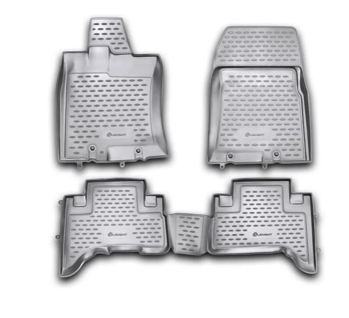 Коврики 3D в салон полиуретан 4 шт для Toyota FJ Cruiser Черный Element NLC.48.43.210kh