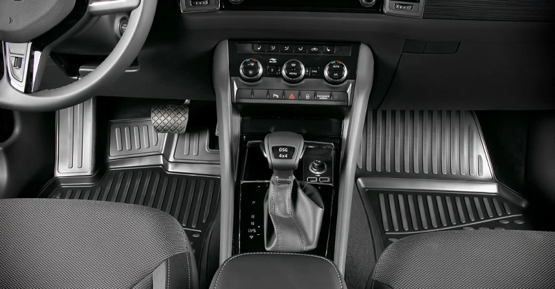 Коврики 3D в салон полиуретан 6шт для Mazda CX-9 II Черный FORMAT FORMAT.3D3331210k