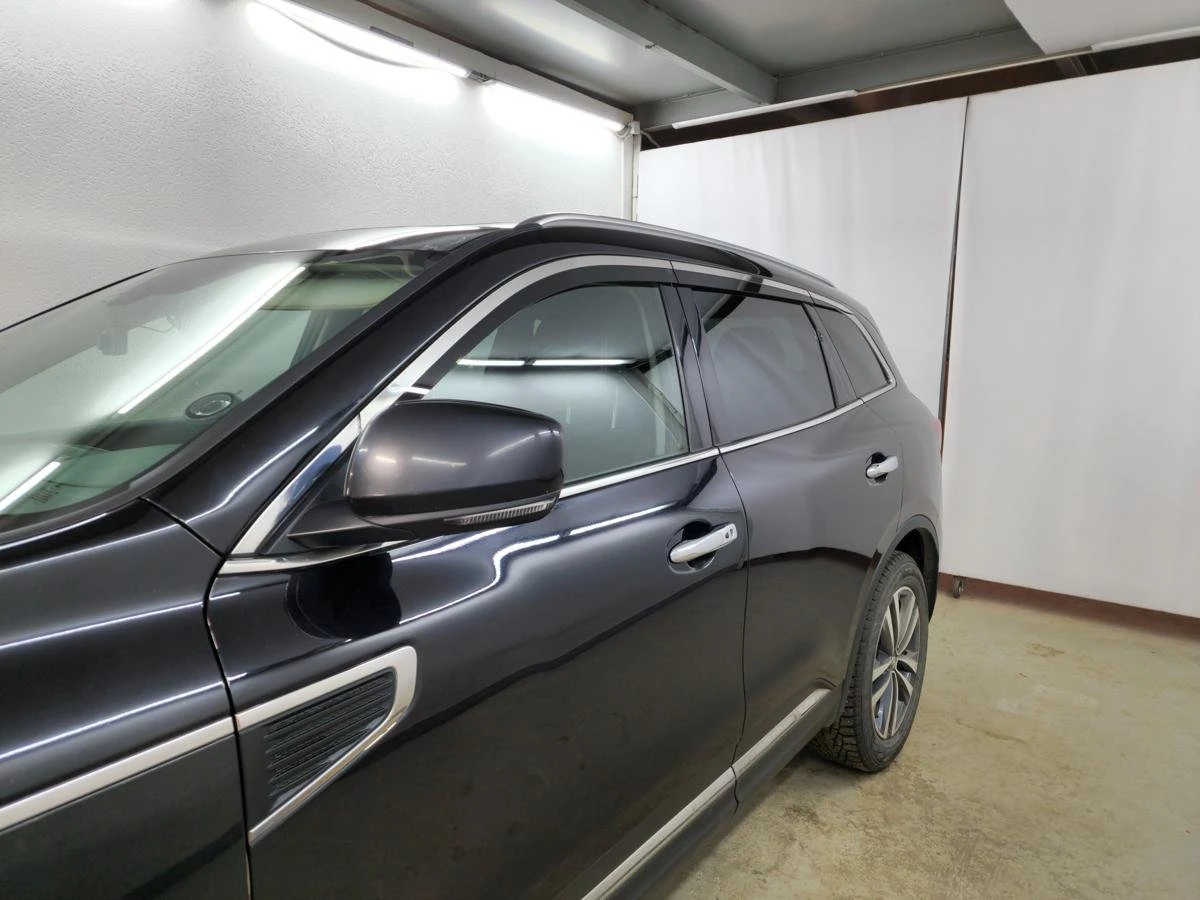 Дефлекторы окон с хром накладками 2D 6 шт для Renault Koleos II