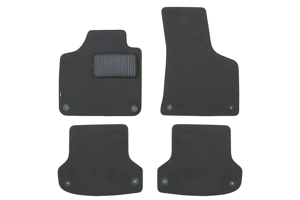 Коврики в салон Klever Premium 4шт для Audi A3 II (8P) Рестайлинг 2 Черный