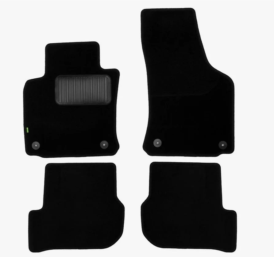 Коврики в салон текстиль Klever Standard 4 шт для Skoda Karoq I Рестайлинг Черный Klever KLEVER02452001210kh