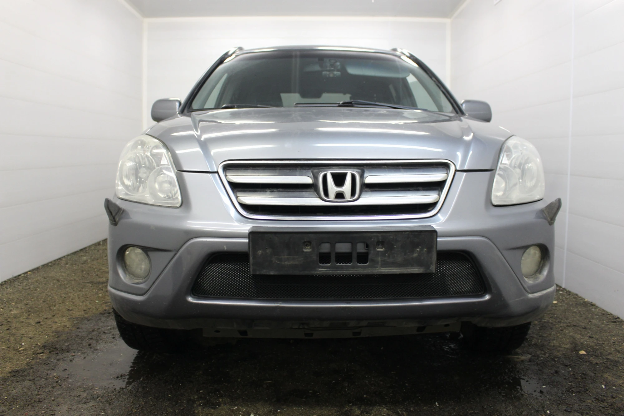 Защитная сетка радиатора для Honda CR-V II Рестайлинг Черный