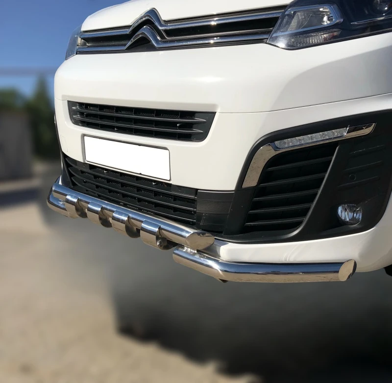 Защита переднего бампера G d60/60 мм для Citroen SpaceTourer I Рестайлинг  Юко CST.18.05