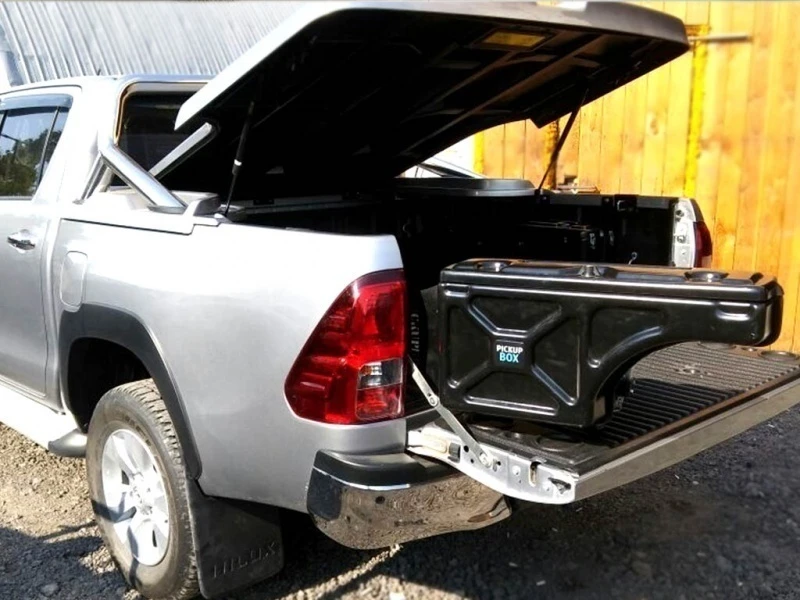 Бокс для пикапа поворотный левый PICKUPBOX для Toyota Hilux VIII Рестайлинг  HAL PB108LH