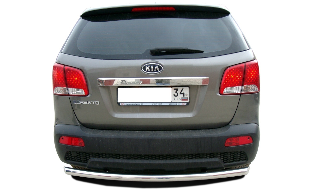 Защита заднего бампера d60 мм для Kia Sorento II
