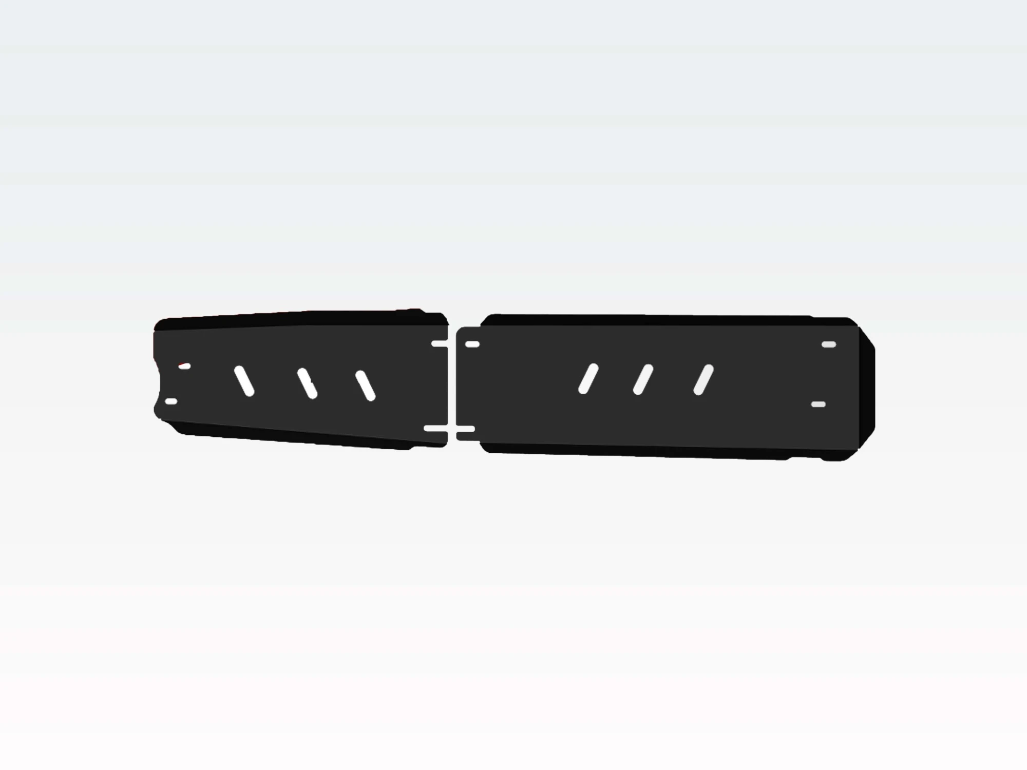 Защита тормозной магистрали (2 части) для JAC JS6  Alfeco ALF5627st