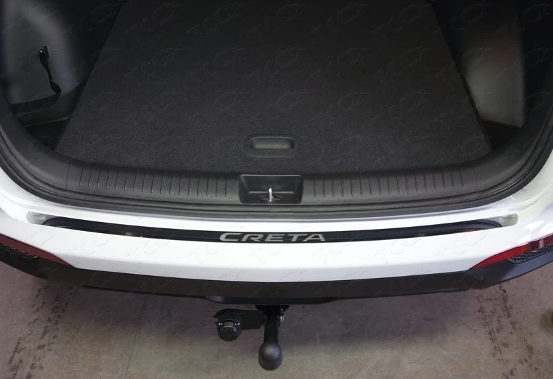 Накладка на задний бампер зеркальный лист для Hyundai Creta I