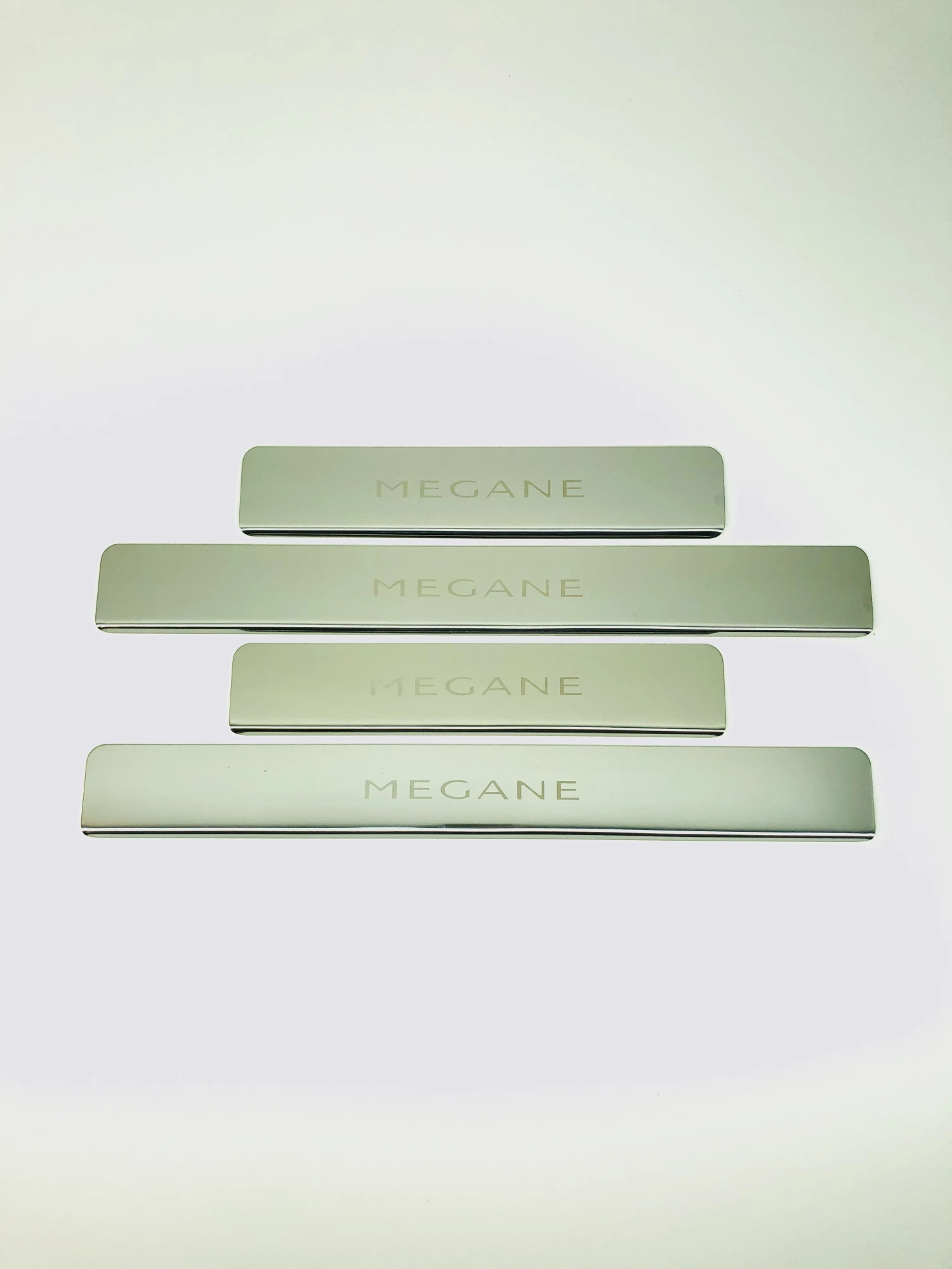 Накладки на пороги из нержавеющей стали 4шт. для Renault Megane III Рестайлинг