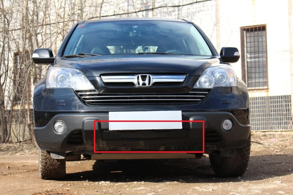 Защитная сетка радиатора для Honda CR-V III Черный