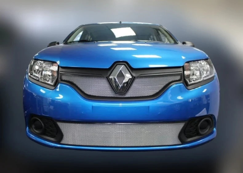 Комплект сеток chrome верх и низ (Access, Confort) для Renault Logan II