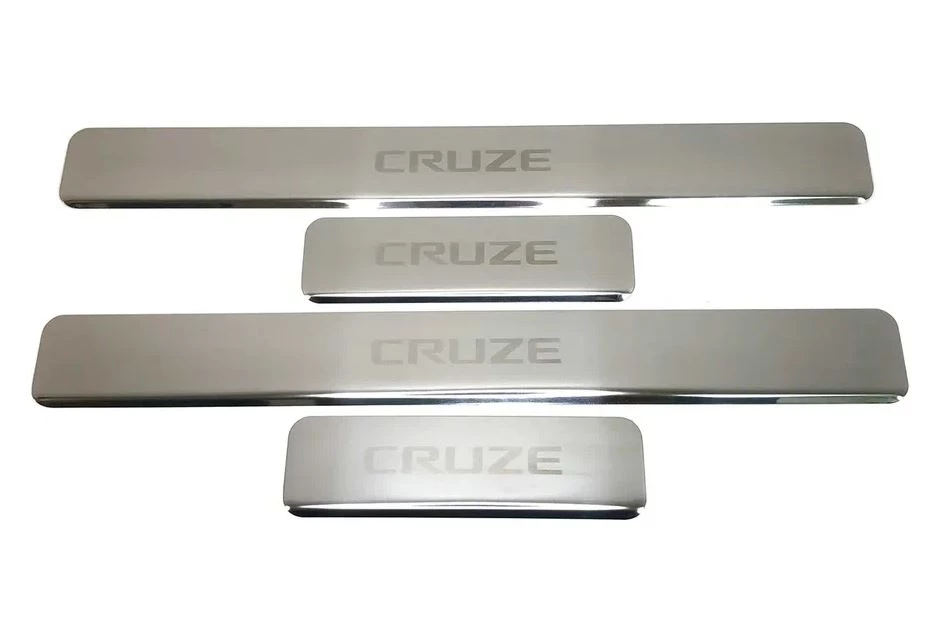 Накладки на пороги из нержавеющей стали 4шт. для Chevrolet Cruze I